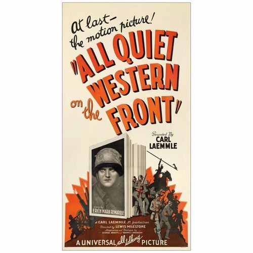 14. Three Sheet (41" x 78"); Very Fine- on Linen ### ALL QUIET ON THE WESTERN FRONT (1930)