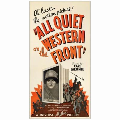 14. Three Sheet (41" x 78"); Very Fine- on Linen ### ALL QUIET ON THE WESTERN FRONT (1930)