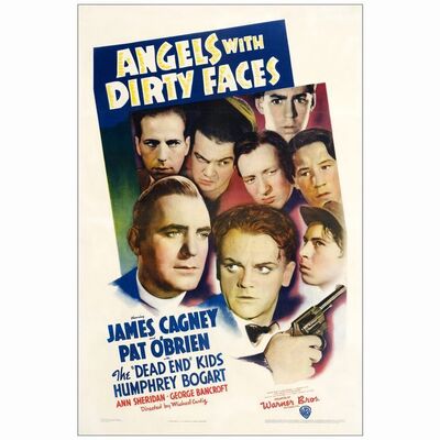 20. One Sheet (27" x 41"); Very Fine- on Linen ### ANGELS WITH DIRTY FACES (1938)