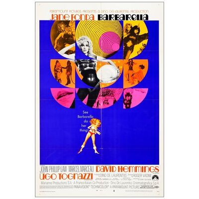 30. One Sheet (27" x 41"); Style B; Very Fine Folded ### BARBARELLA (1968)