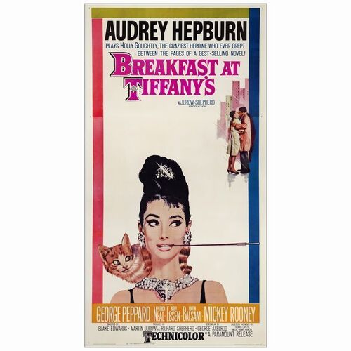 54. Three Sheet (41" x 79"); Very Fine- on Linen ### BREAKFAST AT TIFFANY'S (1961)