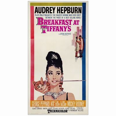 54. Three Sheet (41" x 79"); Very Fine- on Linen ### BREAKFAST AT TIFFANY'S (1961)