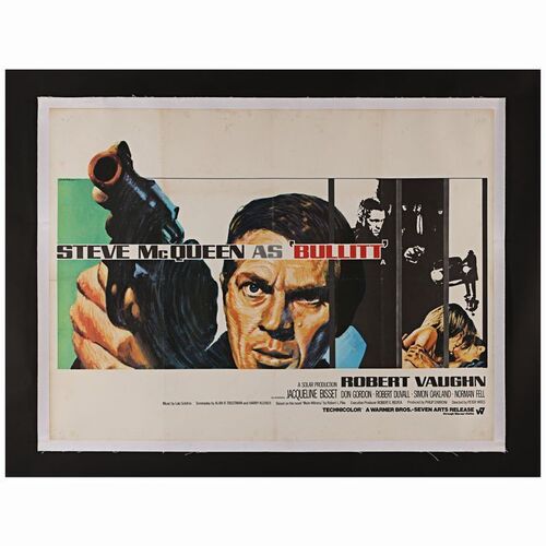 62. British Quad (30" x 40") From the David Frangioni Collection; Style A; Fine on Linen ### BULLITT (1970)