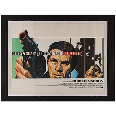 62. British Quad (30" x 40") From the David Frangioni Collection; Style A; Fine on Linen ### BULLITT (1970)