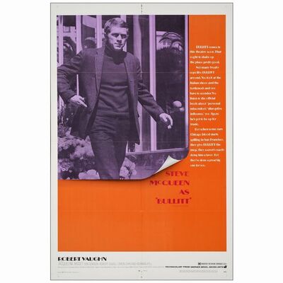 63. One Sheet (27" x 41"); Very Fine- Folded ### BULLITT (1968)
