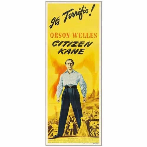 77. Insert (14" x 36"); Very Fine- on Paper ### CITIZEN KANE (1941)