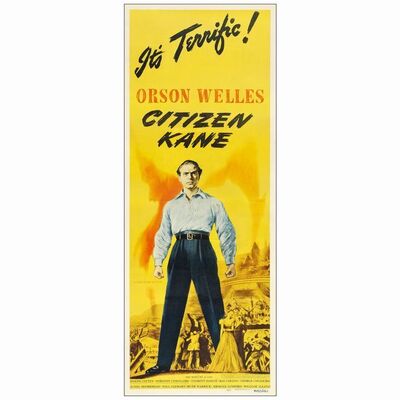 77. Insert (14" x 36"); Very Fine- on Paper ### CITIZEN KANE (1941)