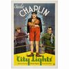 79. One Sheet (28" x 41"); Style No. 2, Stone Litho; Fine+ on Linen ### CITY LIGHTS (1931)