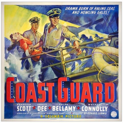 81. Six Sheet (81" x 81"); Very Fine on Linen ### COAST GUARD (1939)