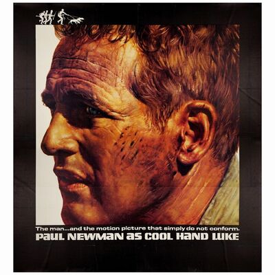 84. Trimmed Six Sheet (67" x 73"); Good on Linen ### COOL HAND LUKE (1967)