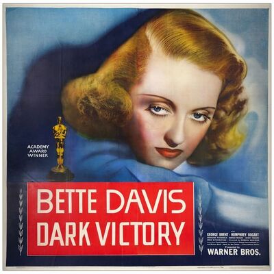 94. Six Sheet (81" x 81"); Fine on Linen ### DARK VICTORY (1939)