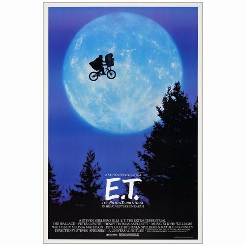 112. One Sheet (26.75" x 40.5"); Near Mint Rolled ### E.T. THE EXTRA-TERRESTRIAL (1982)