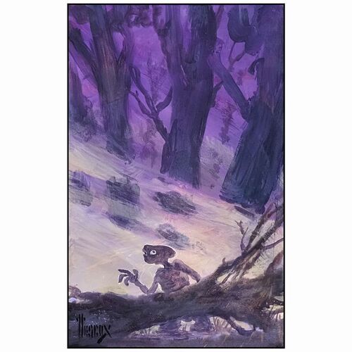 113. Hand-Painted Preliminary Concept Artwork (5" x 8"); Near Mint ### E.T. THE EXTRA-TERRESTRIAL (1982)
