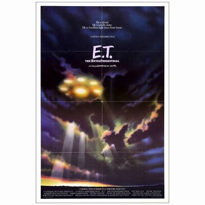 115. One Sheet (27" x 41"); Advance; Very Fine+ Folded ### E.T. THE EXTRA-TERRESTRIAL (1982)