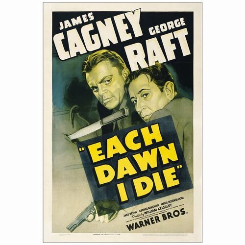 116. One Sheet (27" x 41"); Very Fine+ on Linen ### EACH DAWN I DIE (1939)