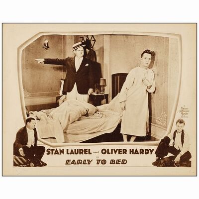 117. Lobby Card (11" x 14"); Very Fine- ### EARLY TO BED (1928)