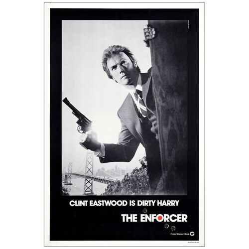 118. One Sheet (27" x 41") From the David Frangioni Collection; Bullet Holes Style; Fine+ Folded ### THE ENFORCER (1976)