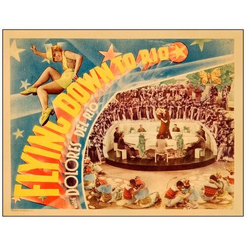 129. Lobby Card (11" x 14"); Fine on Paper ### FLYING DOWN TO RIO (1933)