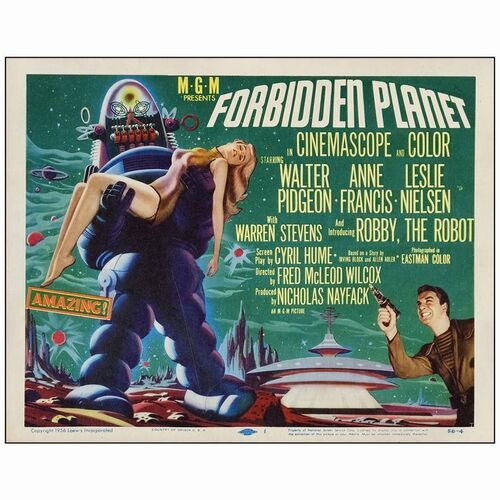 133. Title Lobby Card (11" x 14"); Very Fine ### FORBIDDEN PLANET (1956)