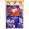 139. Window Card (14" x 22"); Very Fine- ### THE FRONT PAGE (1931)
