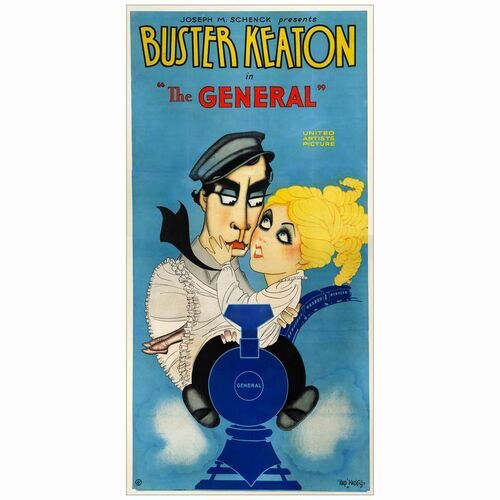 140. Three Sheet (41" x 80"); Stone Litho; Fine+ on Linen ### THE GENERAL (1926)