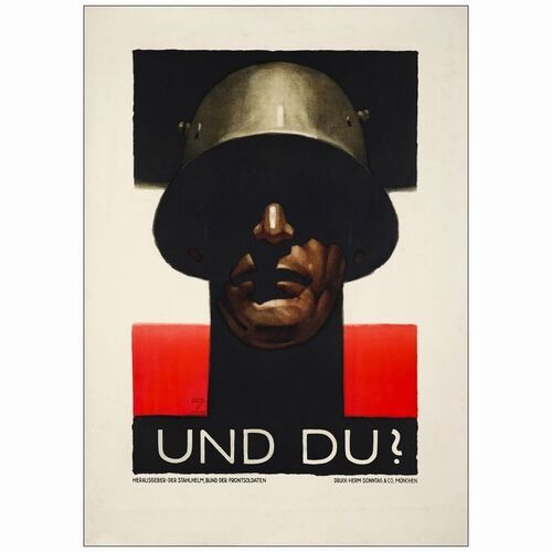 141. Propaganda Poster (33.25" x 46.75"); Very Fine- on Linen ### GERMAN PROPAGANDA POSTER (1929)