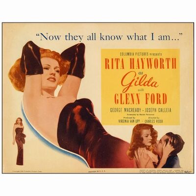 147. Title Lobby Card (11" x 14"); Very Fine- ### GILDA (1946)