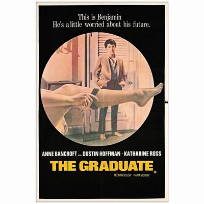154. British Double Crown (20" x 30") From the David Frangioni Collection; Fine+ Folded ### THE GRADUATE (1968)