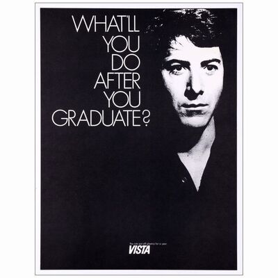 155. Special Vista Recruitment Poster (18.25" x 24.25") From the David Frangioni Collection; Very Fine+ on Linen ### THE GRADUATE (1967)
