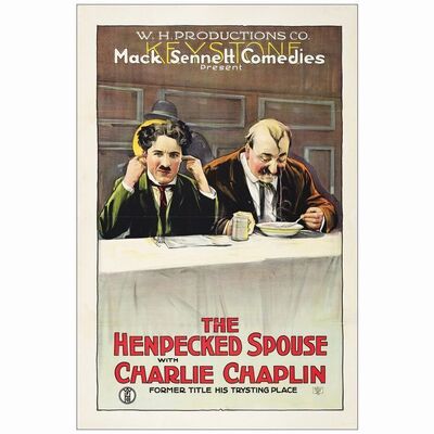 177. One Sheet (27" x 41"); Stone Litho; Very Fine+ on Linen ### HIS TRYSTING PLACE (Early 1920s Reissue)