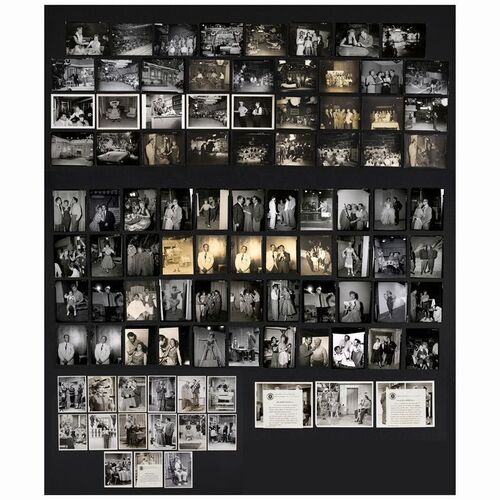 182. Single-Weight, Silver Gelatin, Behind-the-Scenes, Vintage Photographs (97) ((18") 7.25" x 9" and (79") 4" x 5"); Very Fine ### I LOVE LUCY (1951-1957)