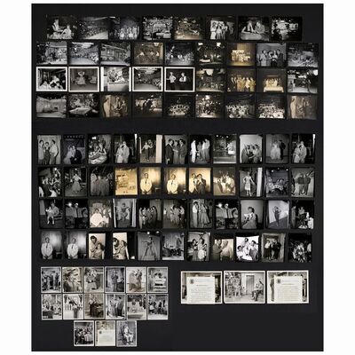 182. Single-Weight, Silver Gelatin, Behind-the-Scenes, Vintage Photographs (97) ((18") 7.25" x 9" and (79") 4" x 5"); Very Fine ### I LOVE LUCY (1951-1957)