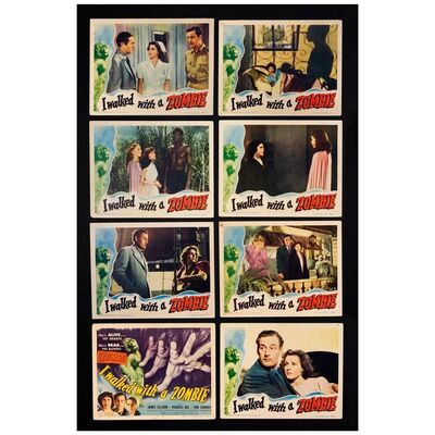 184. Lobby Card Set (11" x 14"); Fine ### I WALKED WITH A ZOMBIE (1943)