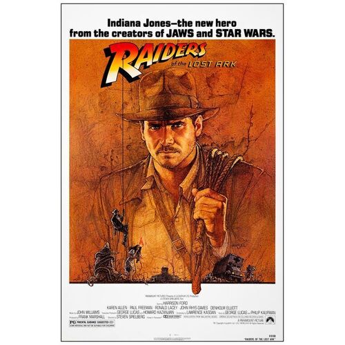 187. One Sheet (27" x 41") From the Howard Kazanjian Collection; Very Fine+ Rolled ### INDIANA JONES AND THE RAIDERS OF THE LOST ARK (1981)