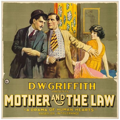 189. Six Sheet (78" x 79"); Stone Litho, Backed on two separate pieces of linen; Fine- on Linen ### Intolerance/The Mother and the Law (1919)