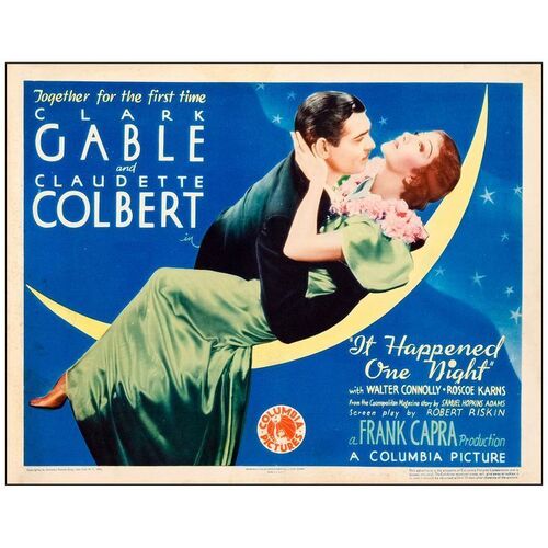 195. Title Lobby Card (11" x 14"); Very Fine+ ### IT HAPPENED ONE NIGHT (1934)