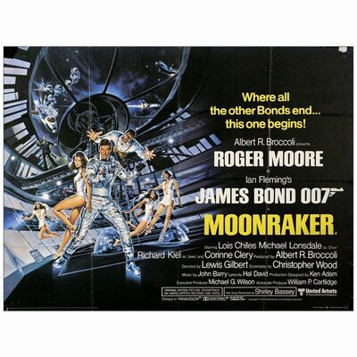 223. British Quad (39.5" x 30"); Country-of-Origin; Fine+ Folded ### JAMES BOND: MOONRAKER (1979)