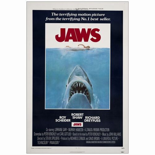 226. One Sheet (27.25" x 40.75"); Fine+ on Linen ### JAWS (1975)