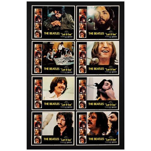 236. Lobby Card Set (11" x 14"); Near Mint ### LET IT BE (1970)