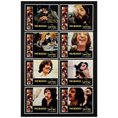 236. Lobby Card Set (11" x 14"); Near Mint ### LET IT BE (1970)