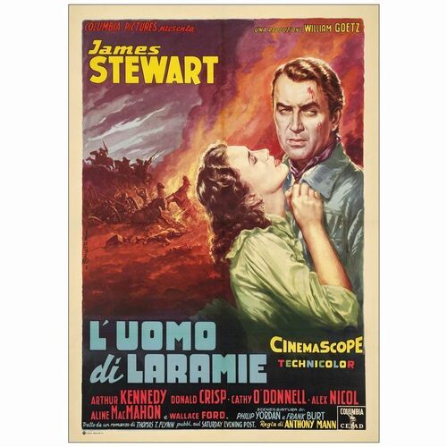 251. Italian 2-Fogli (39" x 55"); Very Fine on Linen ### THE MAN FROM LARAMIE (1955)