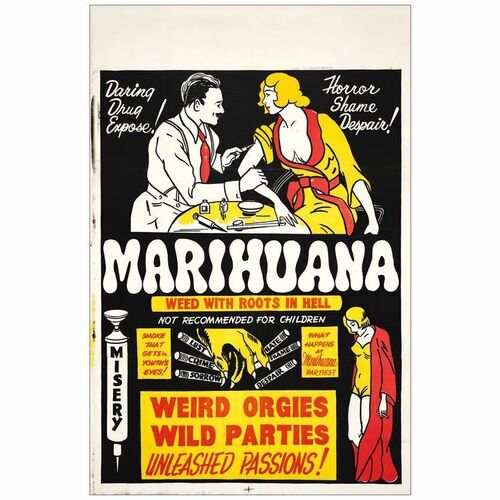255. One Sheet (27" x 41"); Very Fine- on Linen ### MARIHUANA (1936)