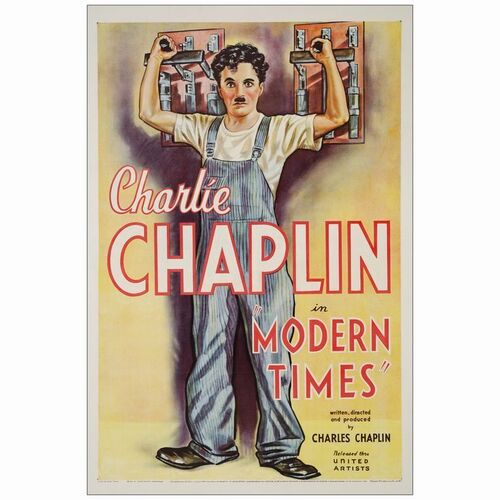264. One Sheet (27" x 41"); Very Fine- on Linen ### MODERN TIMES (1936)