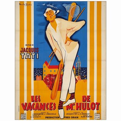 265. Full-Bleed French Grande (47" x 62"); Country-of-Origin; Very Fine- on Linen ### MONSIEUR HULOT'S HOLIDAY (1953)