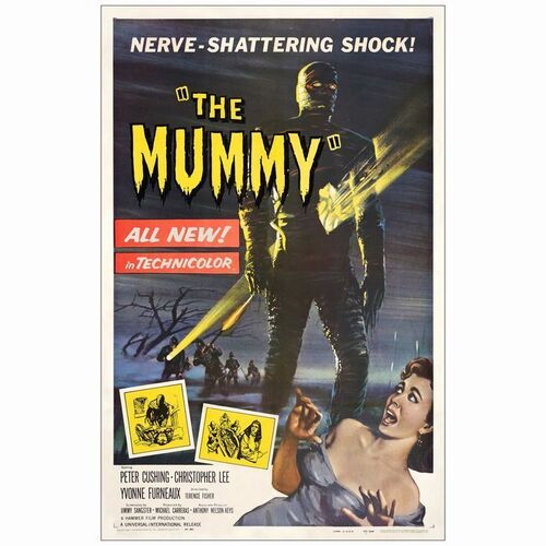 271. One Sheet (27" x 41"); Very Fine- on Linen ### THE MUMMY (1959)
