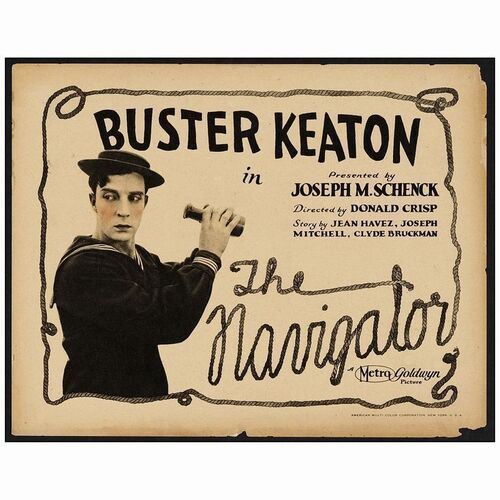 277. Title Lobby Card (11" x 14"); Fine- ### THE NAVIGATOR (1924)