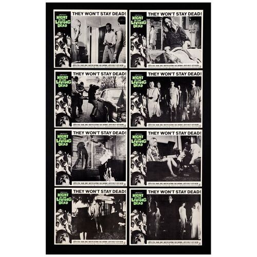 285. Lobby Card Set (11" x 14"); Very Fine ### NIGHT OF THE LIVING DEAD (1968)