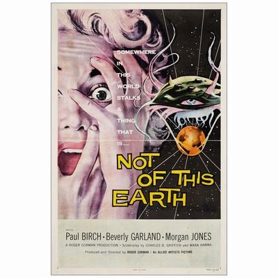 292. One Sheet (27" x 41"); Fine+ on Linen ### NOT OF THIS EARTH (1957)
