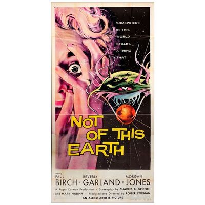 293. Three Sheet (41" x 81"); Near Mint Folded ### NOT OF THIS EARTH (1957)
