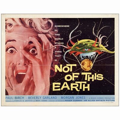 294. Half Sheet (22" x 28"); Very Fine- Rolled ### NOT OF THIS EARTH (1957)